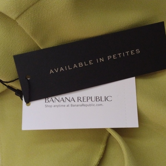 NWT Banana Republic Lime Midi Evening Dress - Picture 4 of 5
